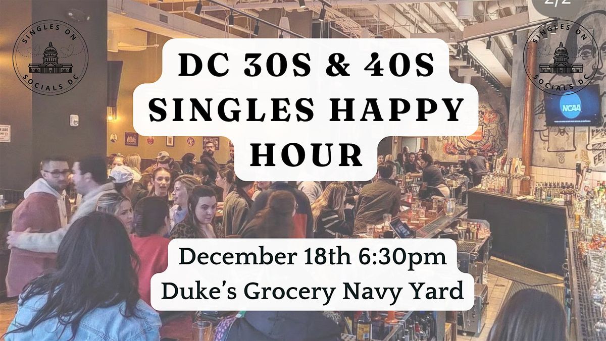 DC 30s & 40s Singles  Happy Hour