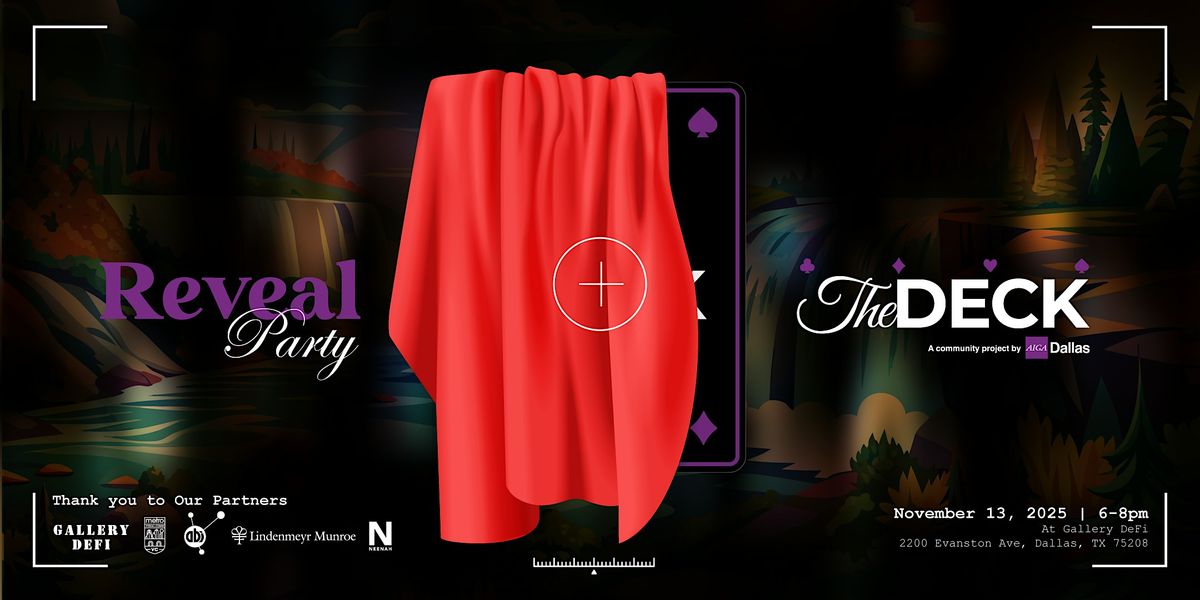 2025 AIGA Dallas Deck Reveal Party