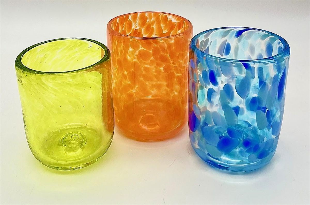 Make your own hand made drinking glass! A toast to cool summer beverages!