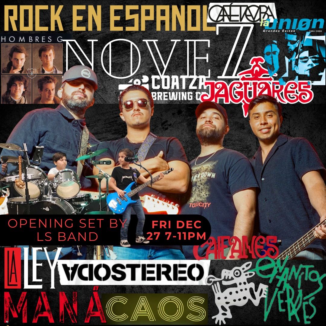 NOVE 7 Encore Performance @ COATZA this FRI!  Opening set by LS Band!