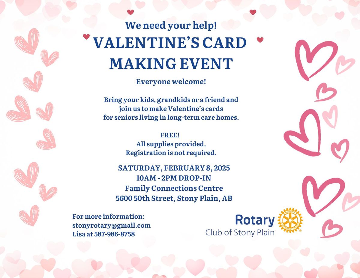 Help Make Valentine's Cards for Seniors!