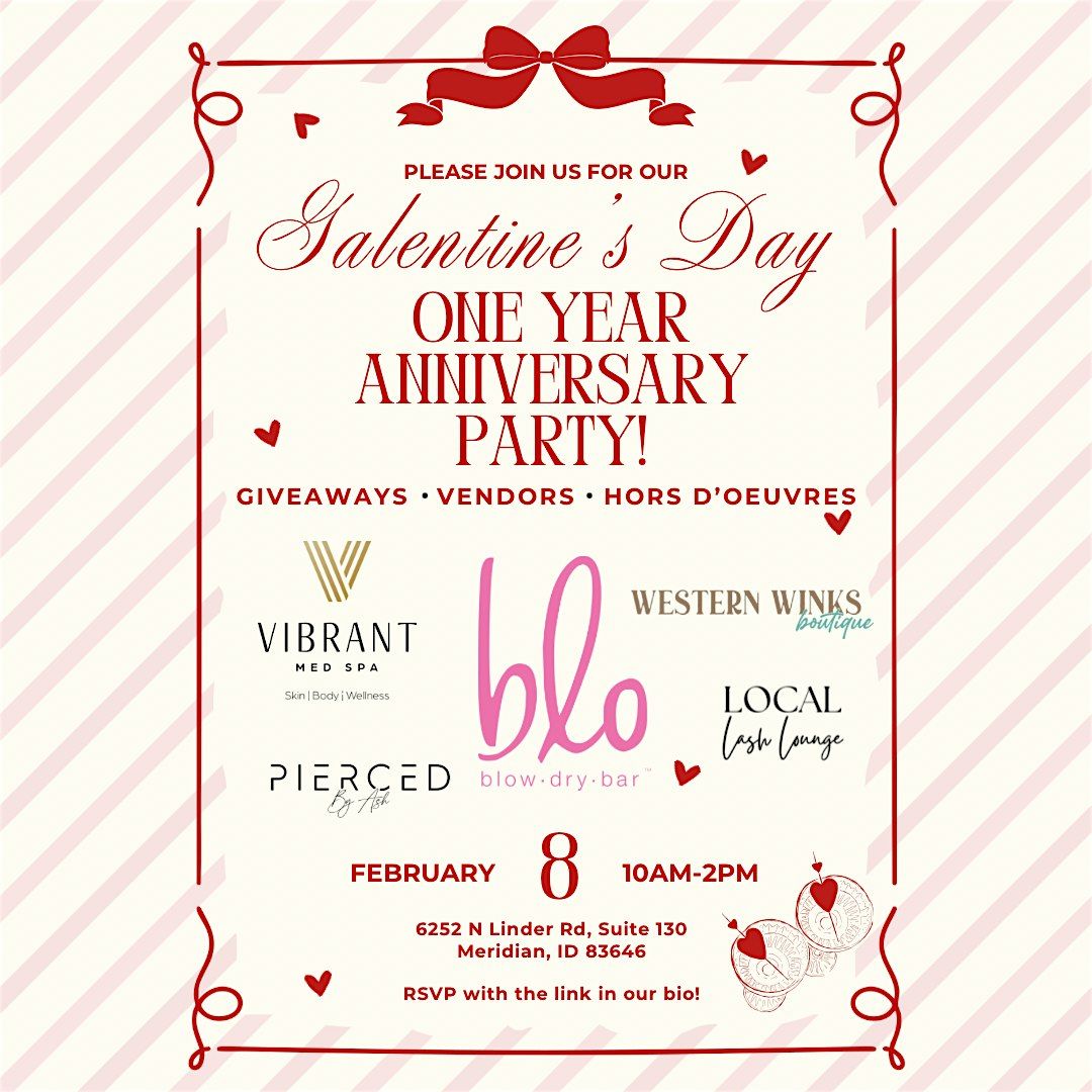 Blo Meridian's Galentine's Day One Year Anniversary Party!