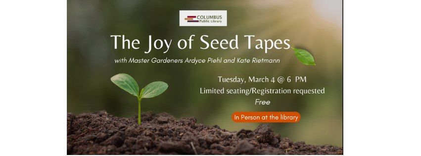 The Joy of Seed Tapes Workshop