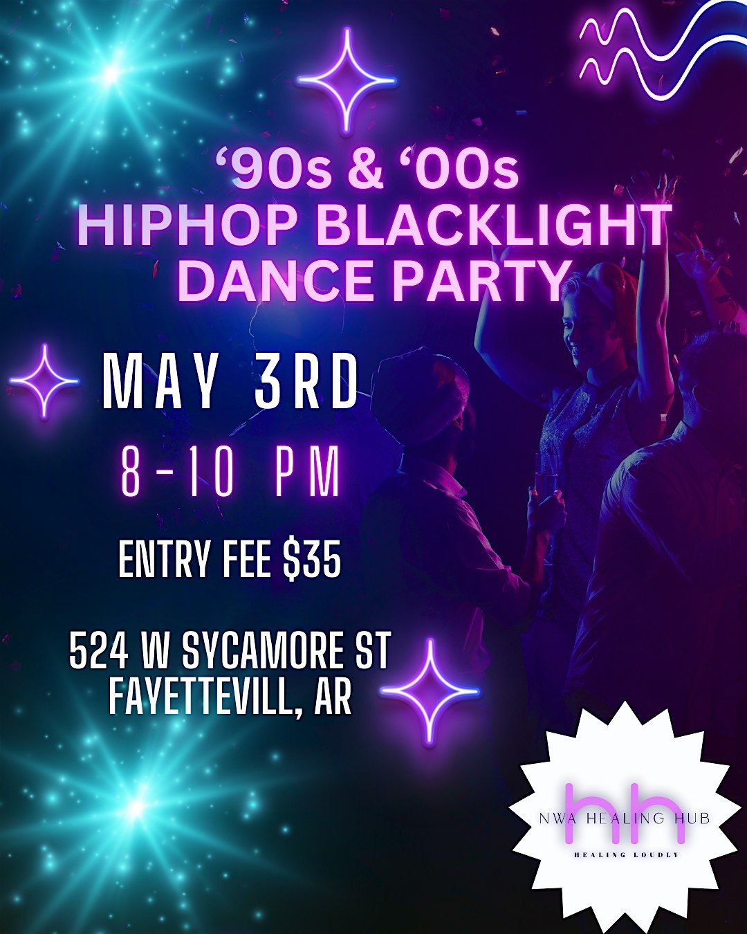 '90s & '00s HIPHOP BLACKLIGHT DANCE PARTY