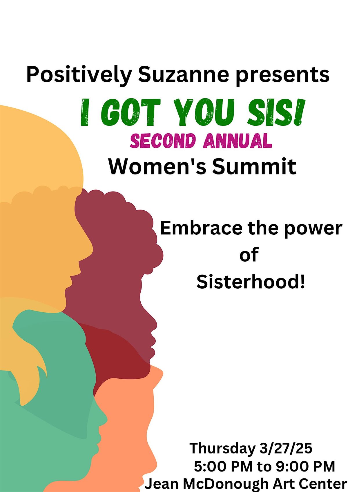 I Got You Sis 2 Women's Summit