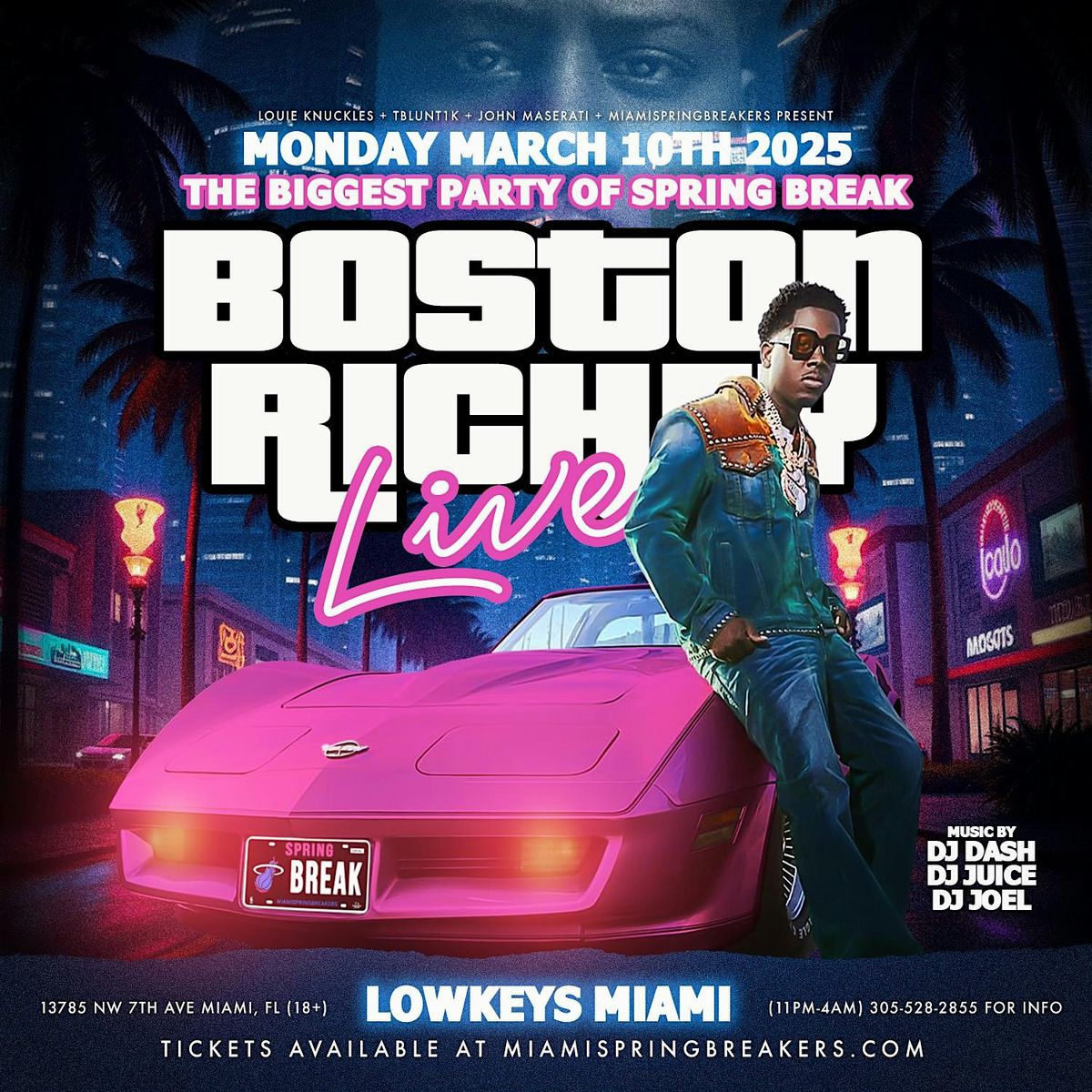 Boston Richey at Lowkeys Miami