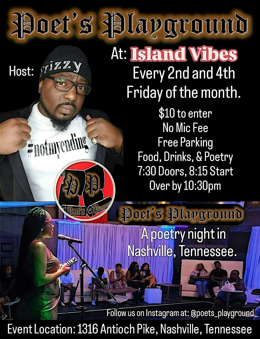 A Nashville Tennessee Poetry Night & Open Mic