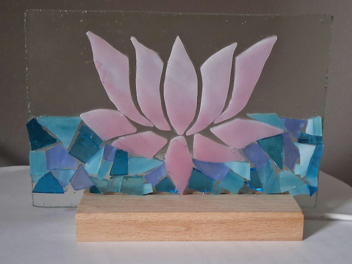 Art + Connection - Stained Glass mosaic lamp
