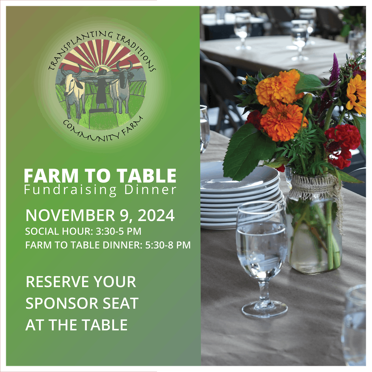 2024 Farm to Table Dinner and Fundraiser