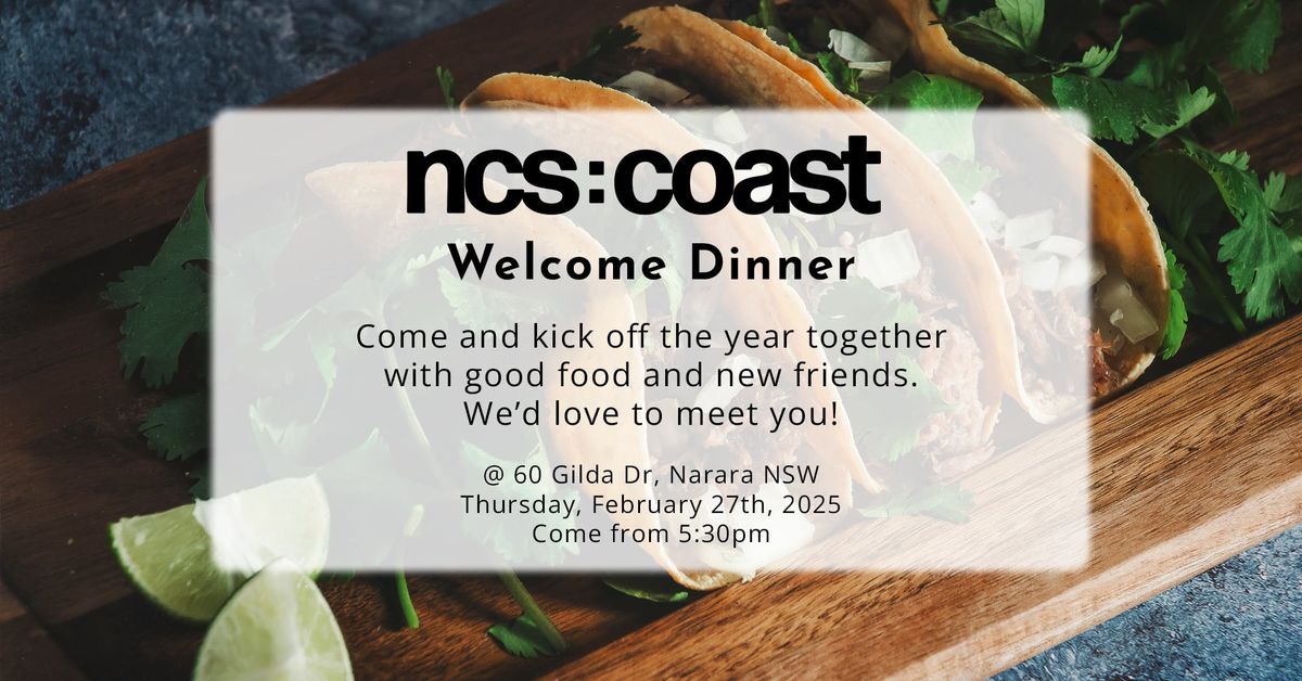 NCS:Coast - Welcome Dinner 2025