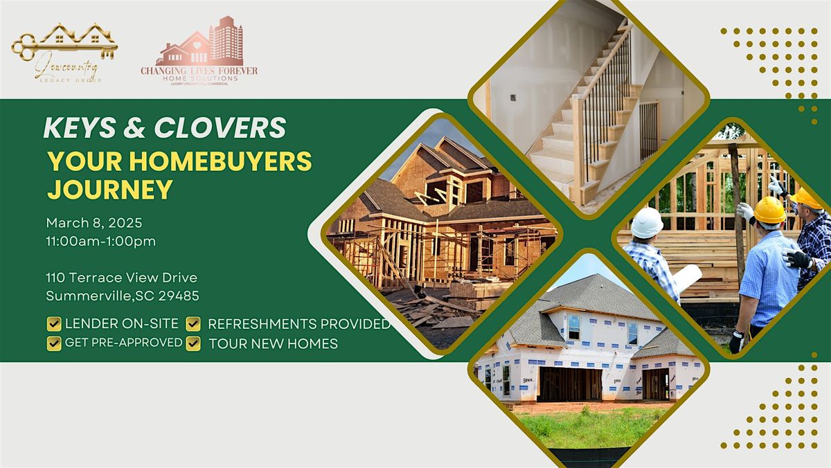 Keys & Clovers  New Construction Homebuyer Seminar