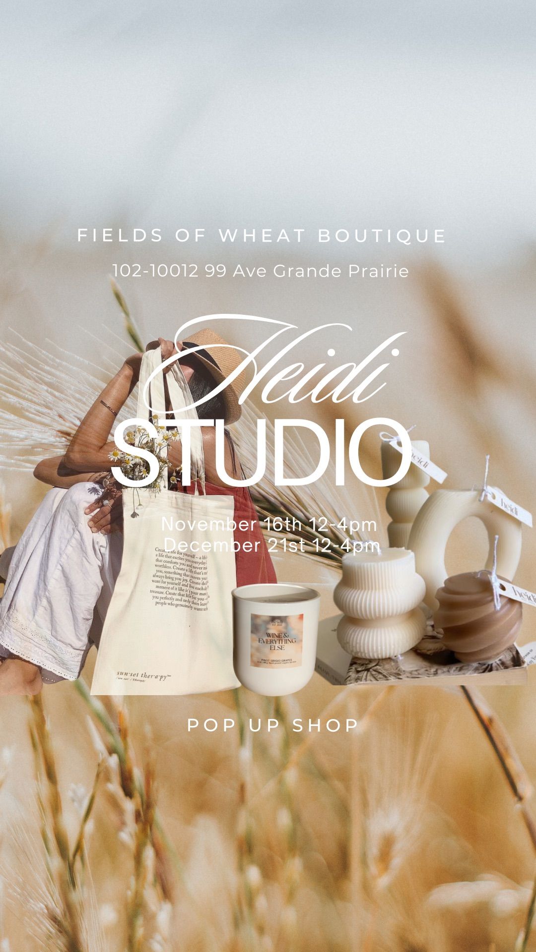 Heidi Studio Pop Up Shop