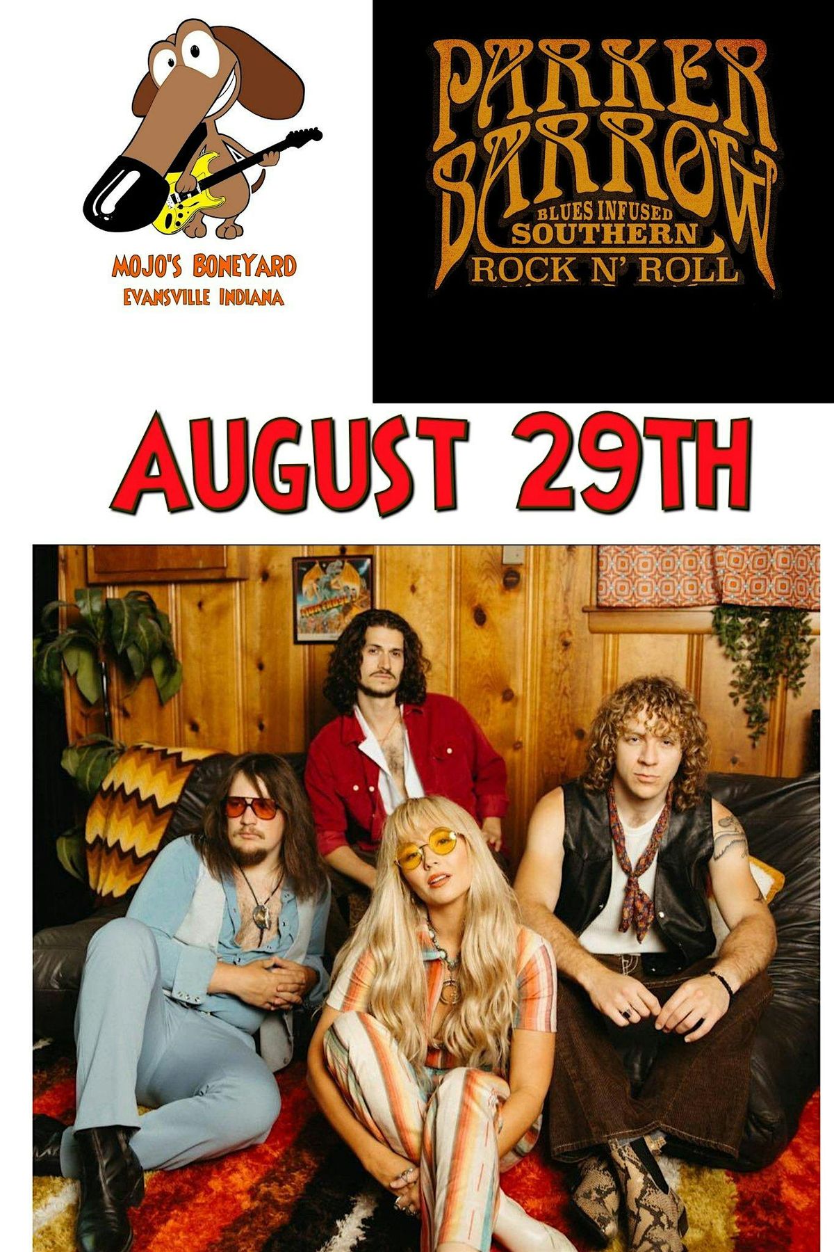 PARKER BARROW: Blues-Infused Southern Rock & Roll at Mojo's!