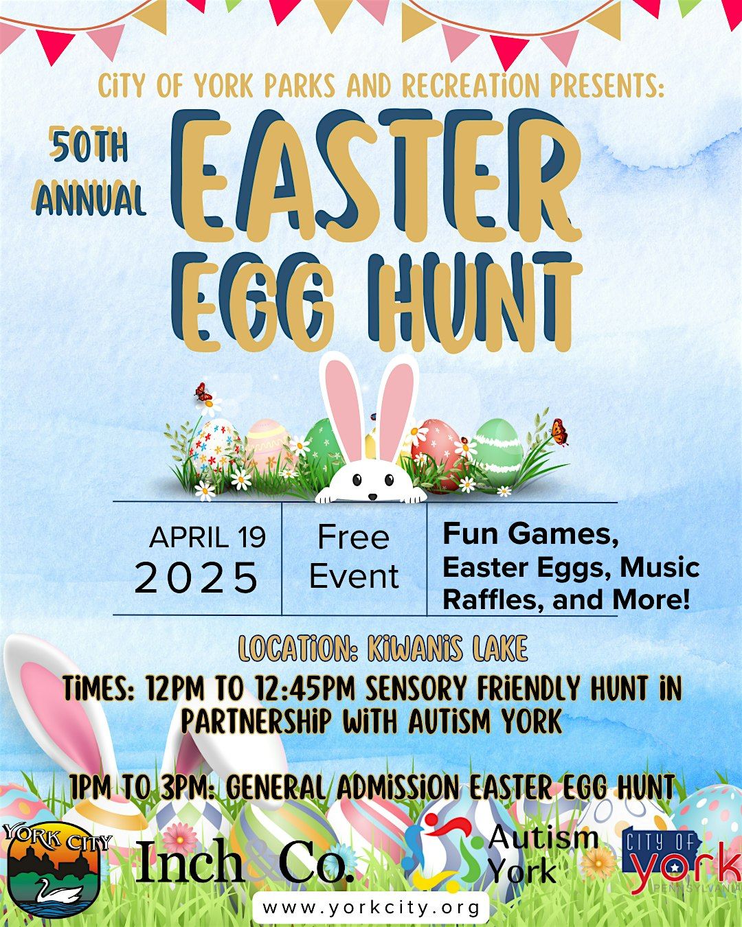 City of York's Sensory Friendly Easter Egg Hunt