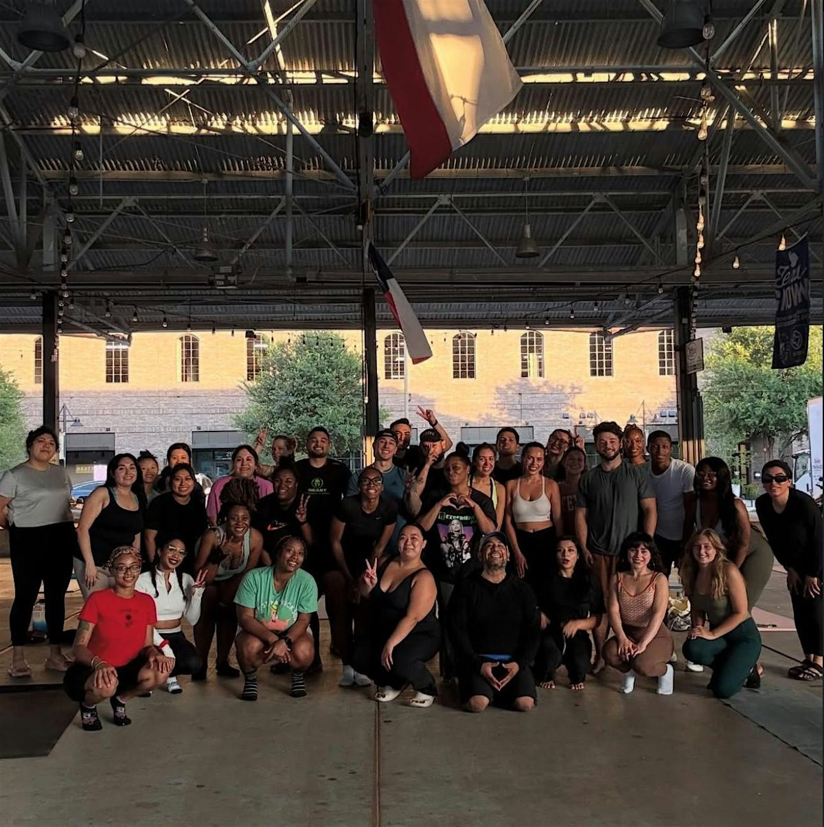 Yoga at DALLAS FARMERS MARKET