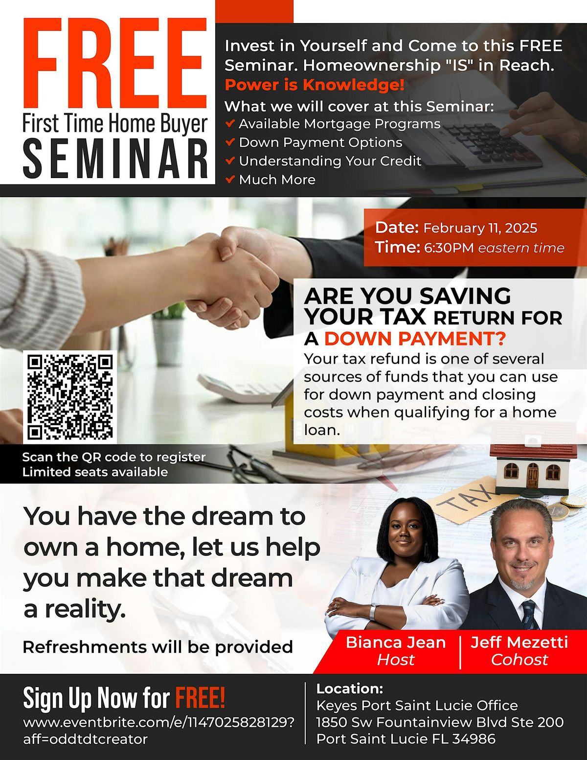 FREE First Time Homebuyer Workshop