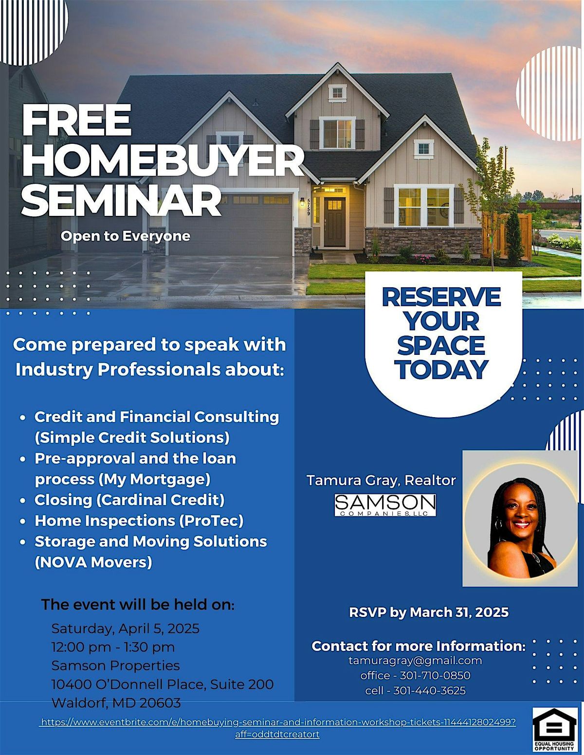 Homebuying Seminar and Information Workshop