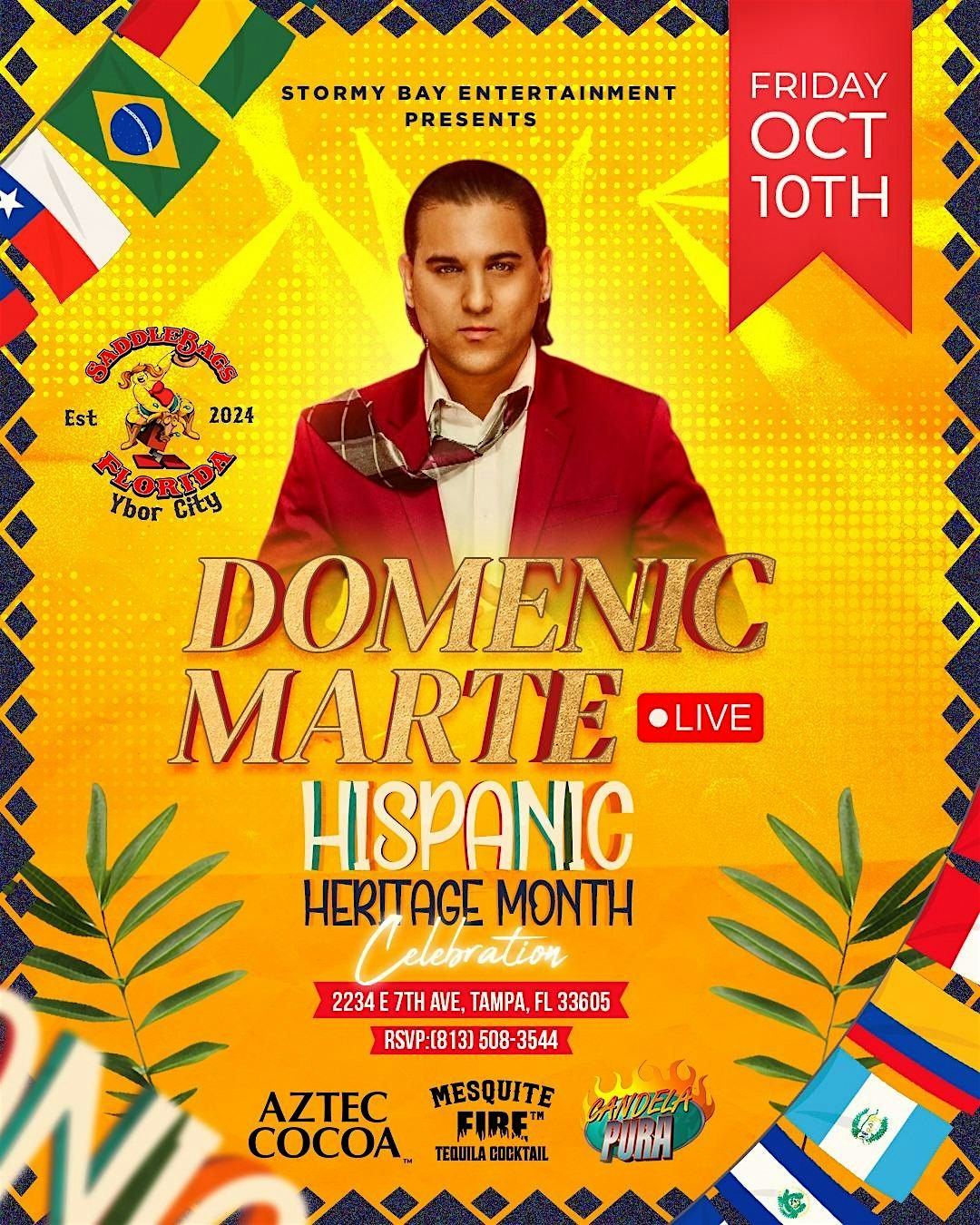 Hispanic Heritage Month Celebration with Domenic Marte Live!