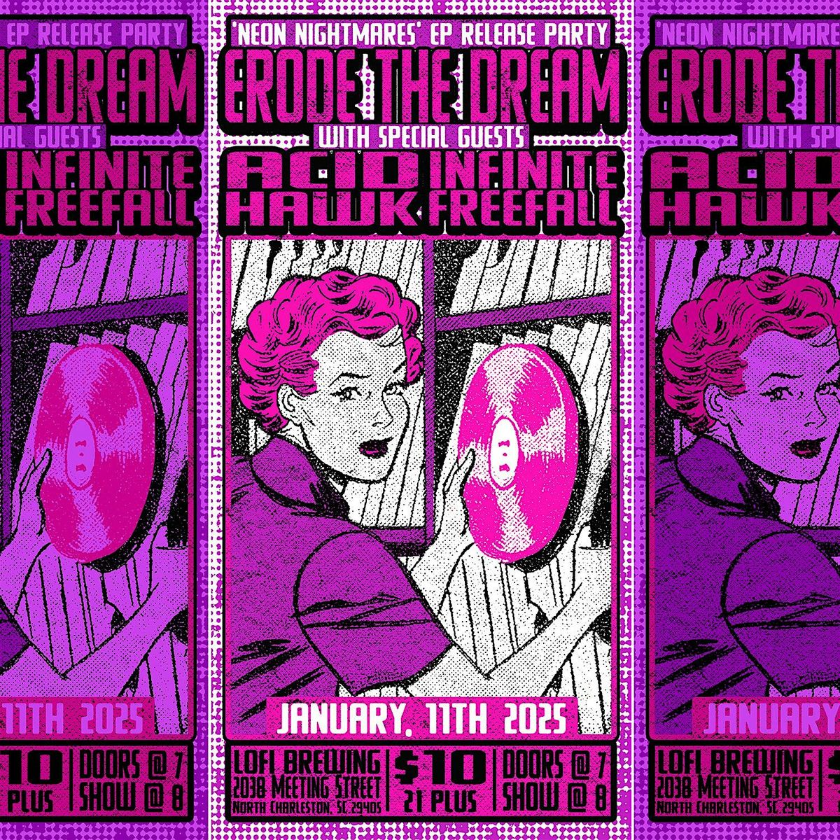 ERODE THE DREAM EP Release w.s.g. Acid Hawk & Infinite Freefall