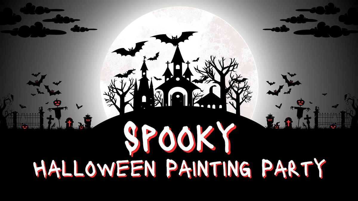 Paint and Sip - Spooky Halloween Painting