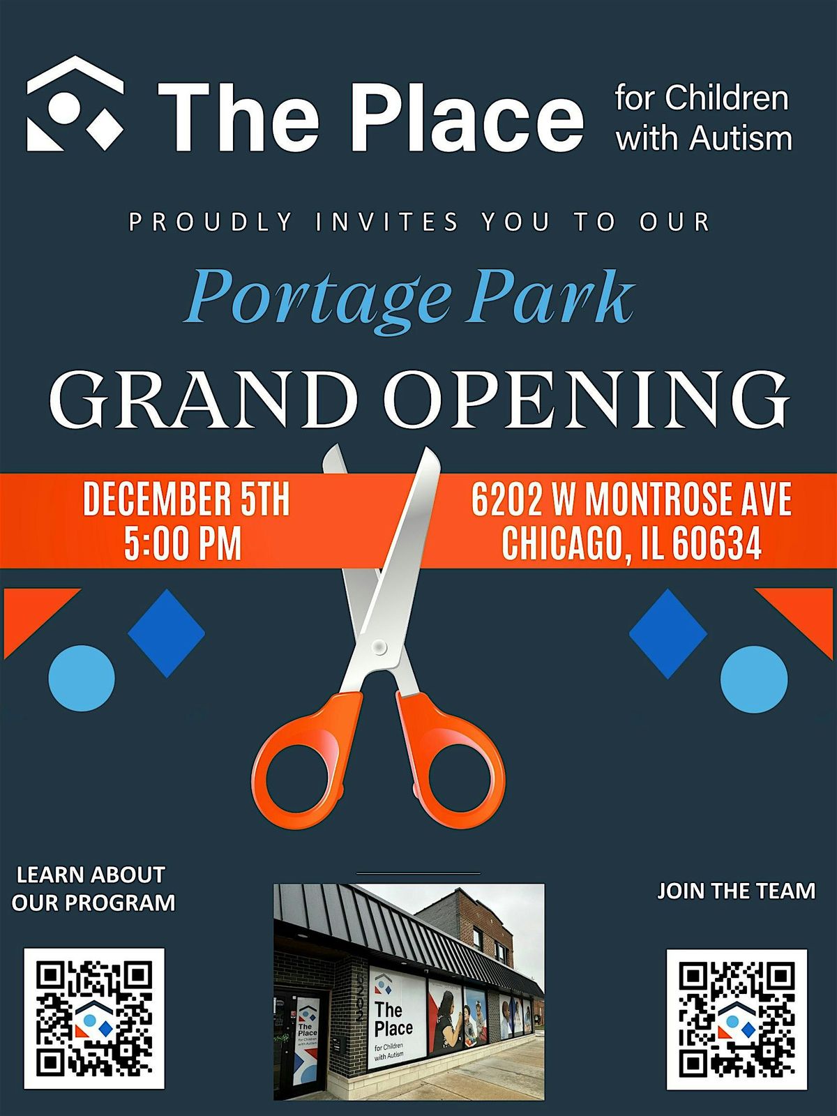 Portage Park Grand Opening: The Place for Children with Autism!