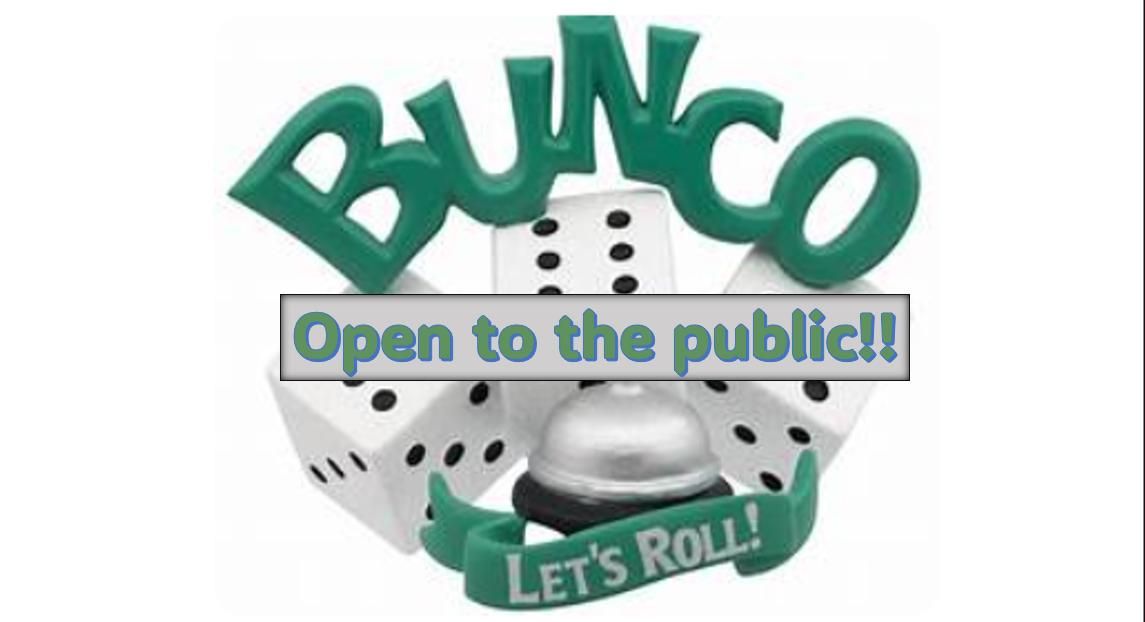 BUNCO Fundraiser - Open to the public