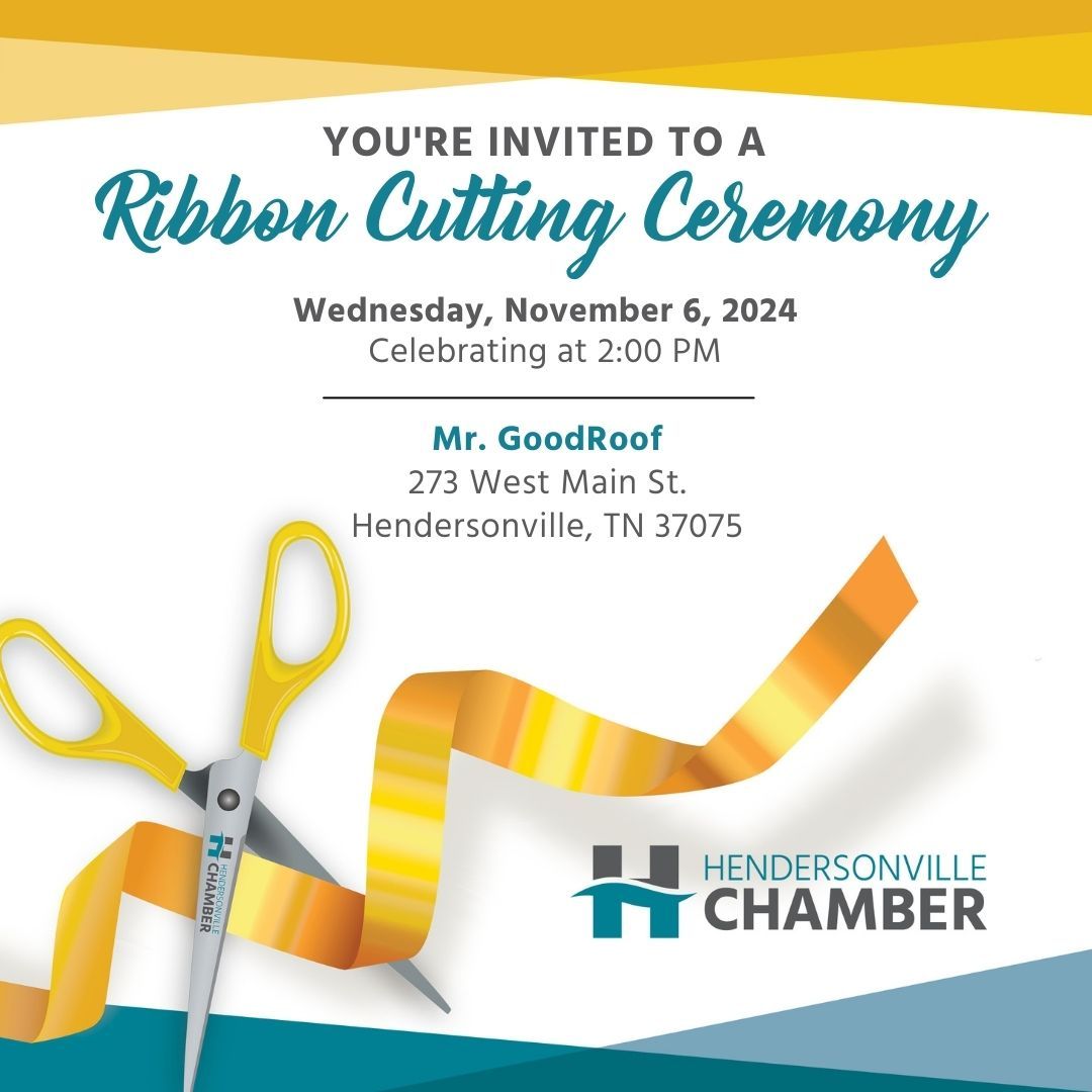 Mr. GoodRoof Ribbon Cutting