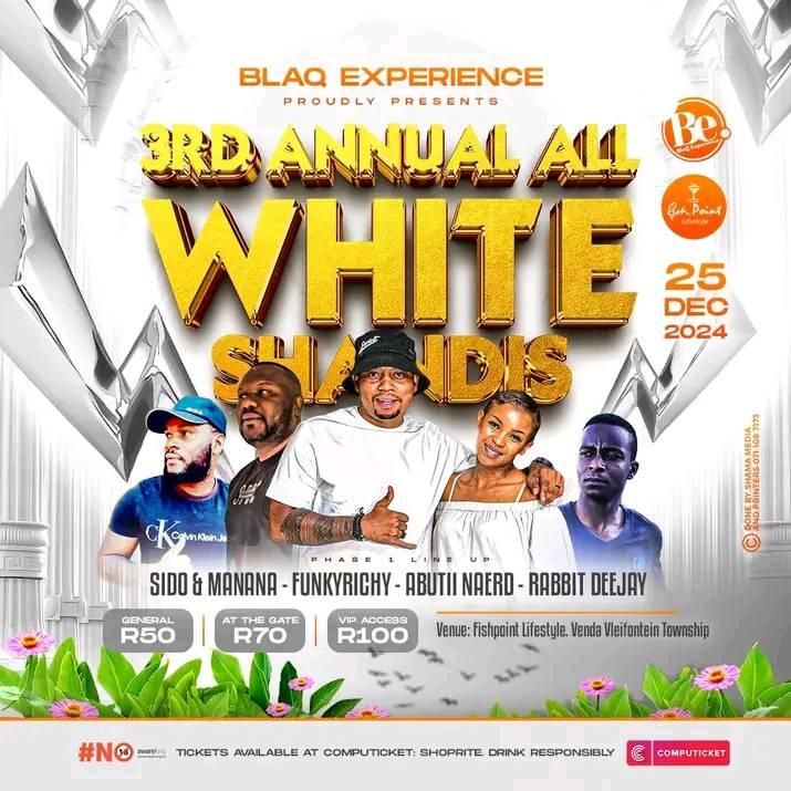 3rd Annual All white Shandis 