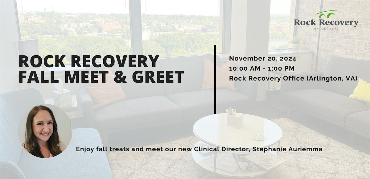 Rock Recovery Clinical Meet & Greet