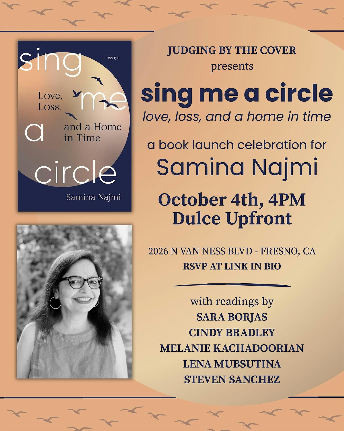 Book Launch: Sing Me  a Circle by Samina Najmi