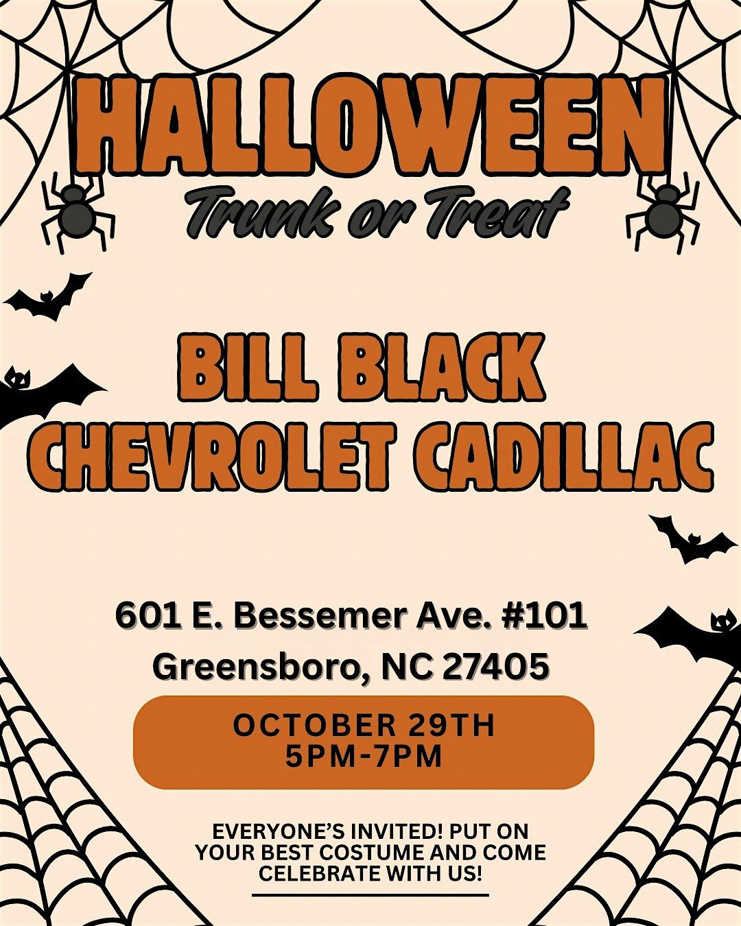 Trunk or Treat at Bill Black Chevrolet Cadillac