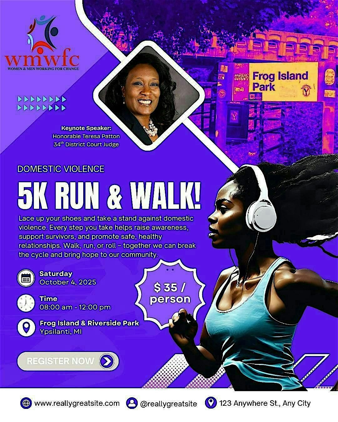 Women and Men Working For Change Annual Domestic Violence 5K Walk\/Run