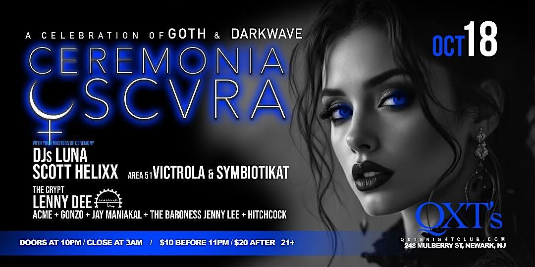 Ceremonia Oscura - NJ's only Multi-level GOTH & DARKWAVE Dance Party
