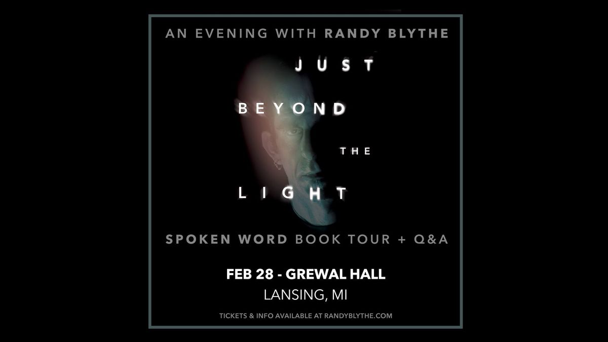 An Evening with Randy Blythe | Just Beyond The Light Spoken Word Book Tour + Q&A