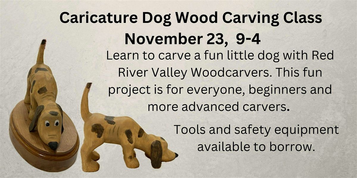 Caricature Dog Woodcarving Class