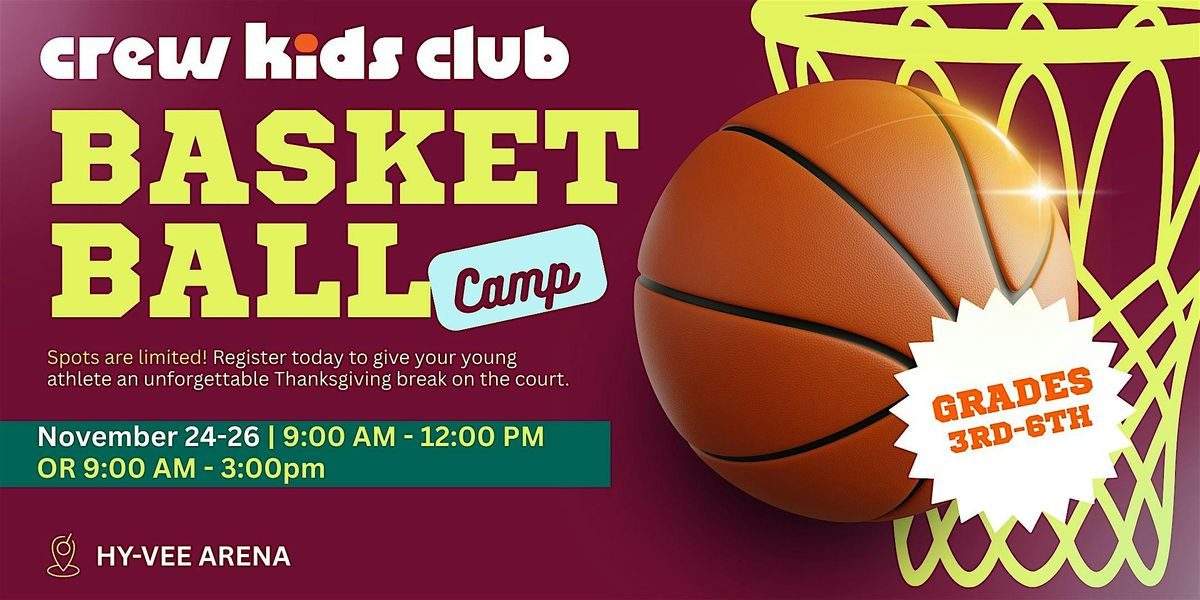 3-Day Basketball Camp for Beginner to Intermediate Players