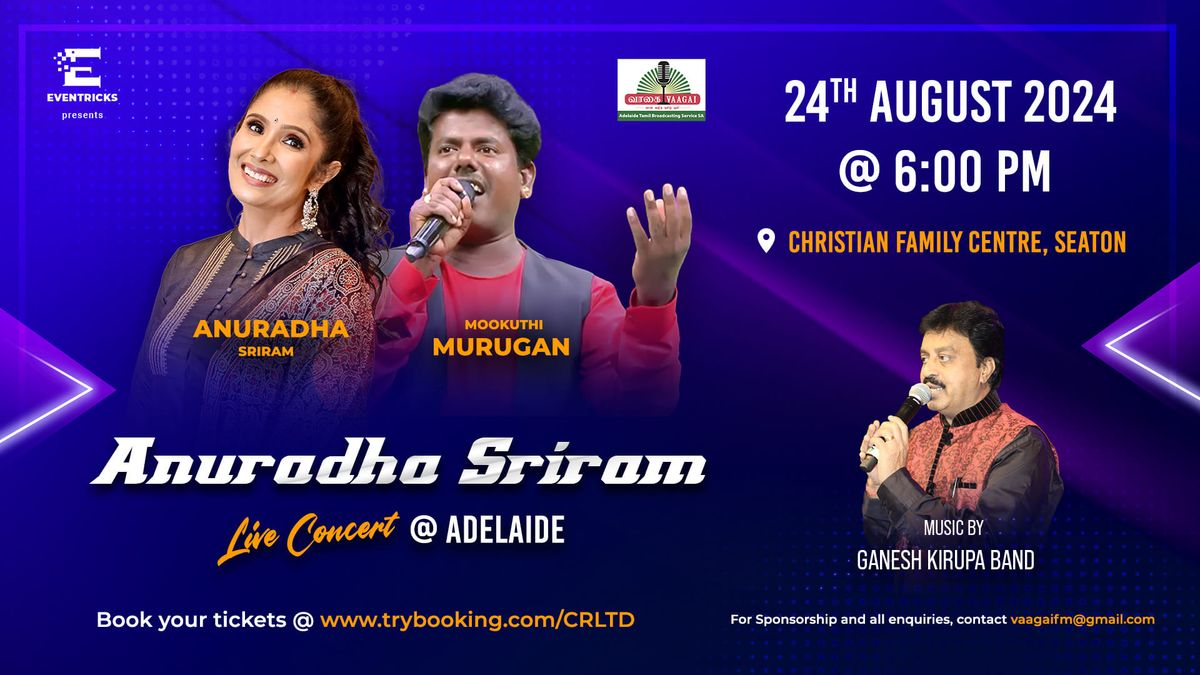 Anuradha Sriram Live Music Concert