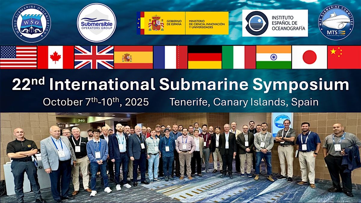 FREE REGISTRATION for 22nd International Submarine Symposium