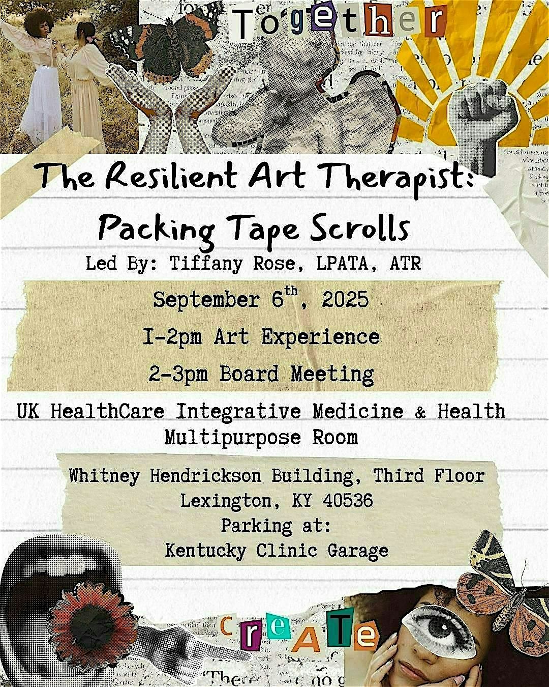 The Resilient Art Therapist: Packing Tape Scrolls
