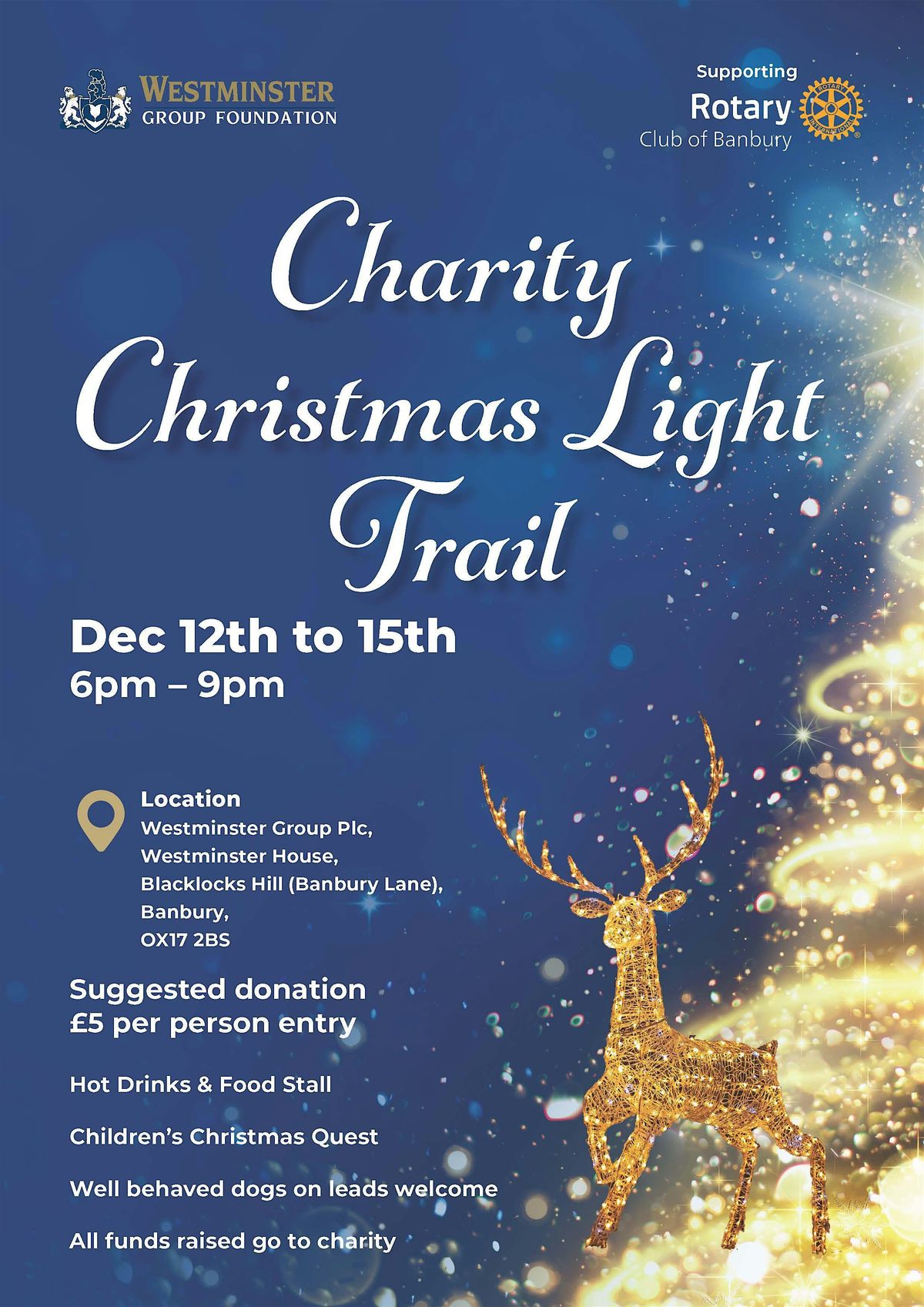 Charity Christmas Light Trail