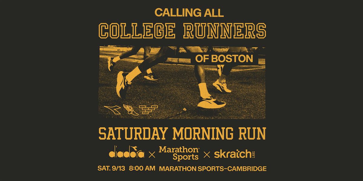 Calling All College Runners - Marathon Sports Cambridge with Diadora