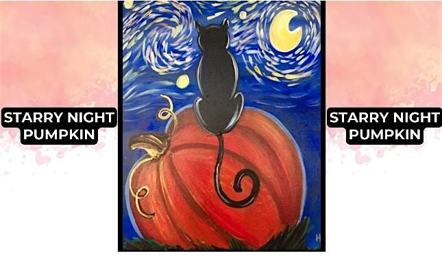 Starry Night Pumpkin Paint Party