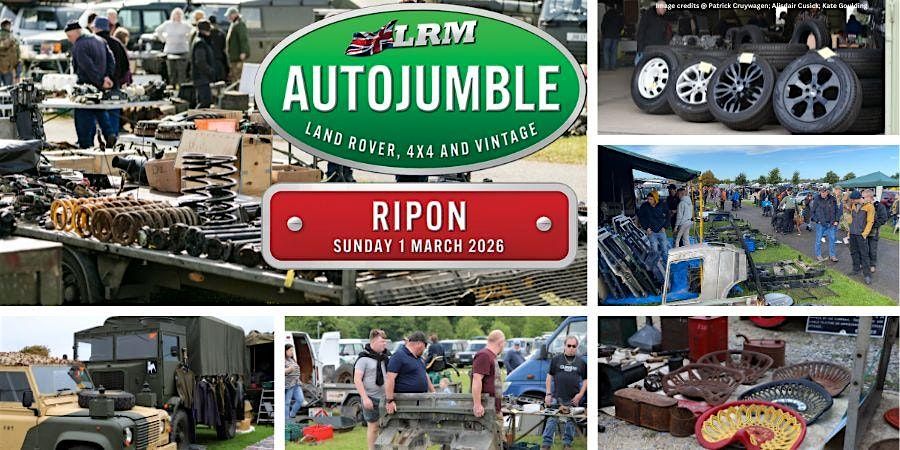 Land Rover, 4x4 and Vintage Autojumble Ripon 1 March 2026 - Trade