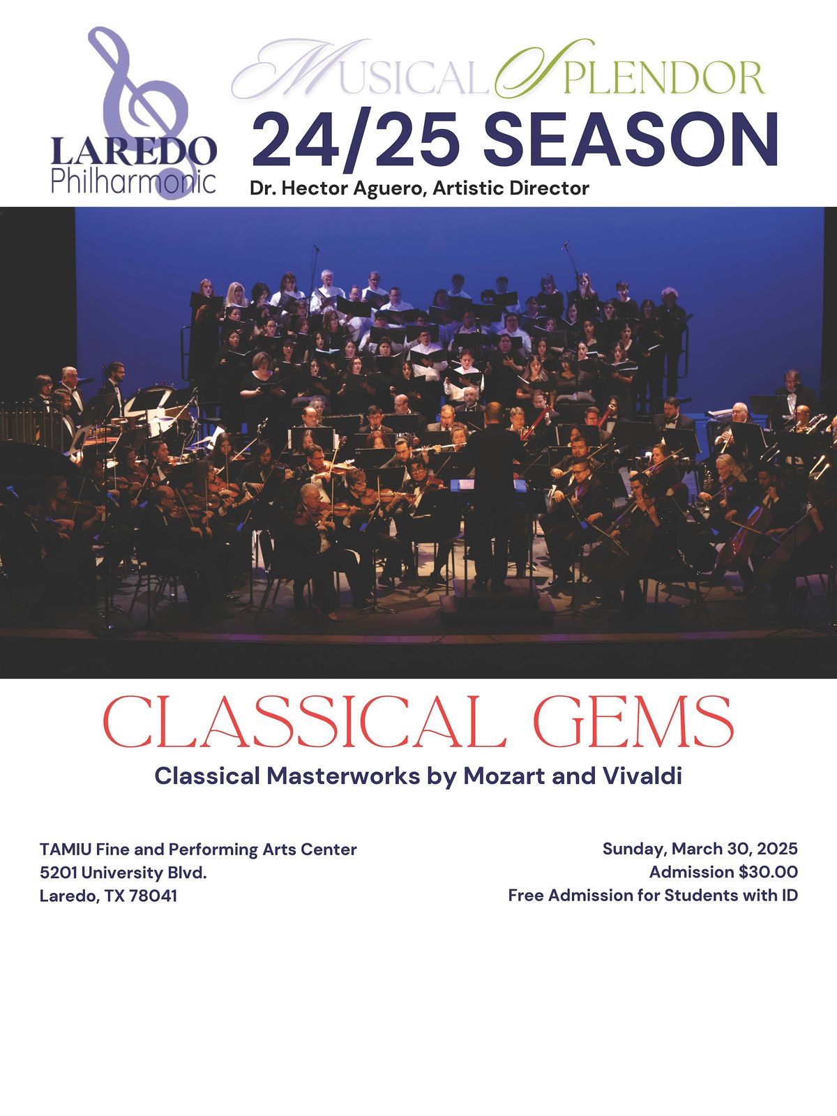 The Laredo Philharmonic presents CLASSICAL GEMS