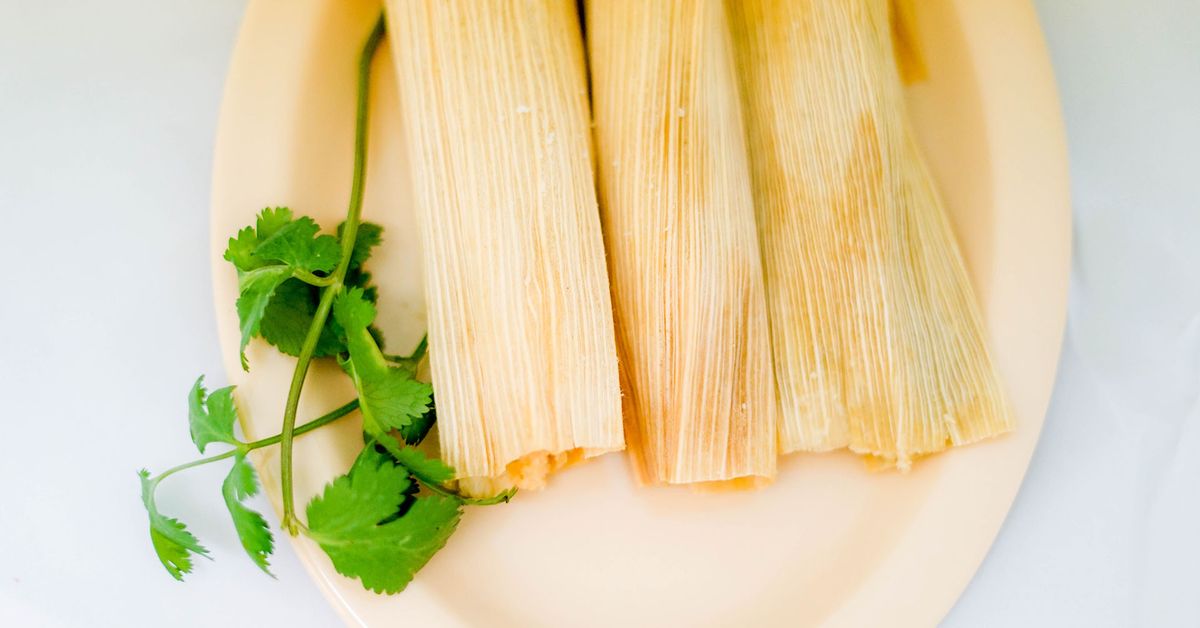 Homemade Chicken Tomatillo Tamales