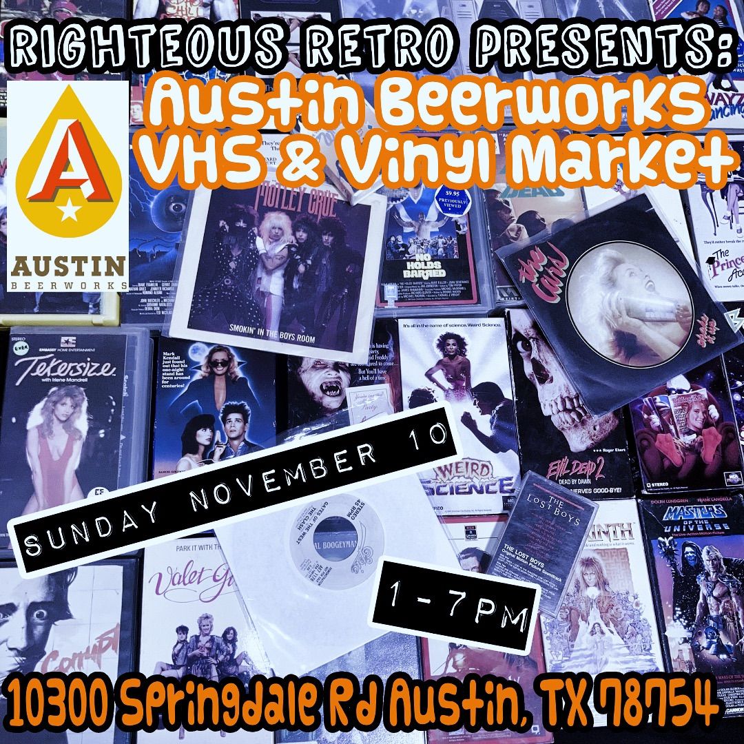 November 10 ABW Sprinkle Valley VHS & Vinyl Market