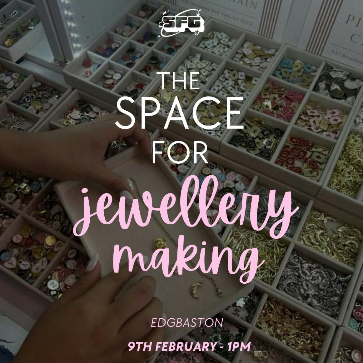 SFG X MYTROVEJEWELS Jewellery Making Workshop\ud83e\udd0d