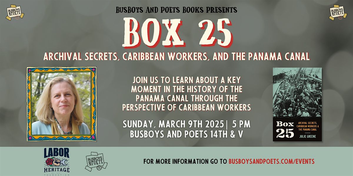 BOX 25 | A Busboys and Poets Books Presentation