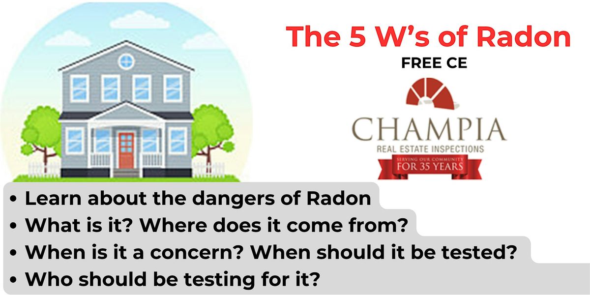 FREE CE - The 5 W's of Radon