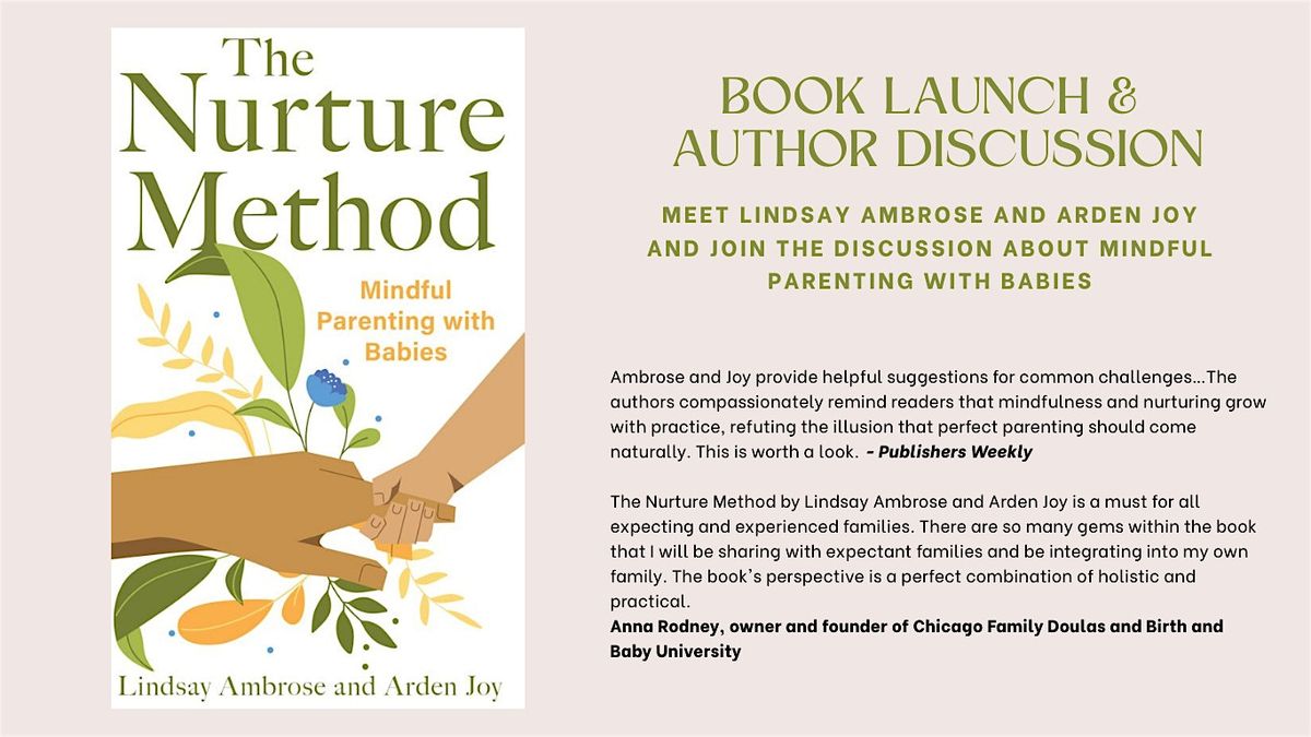 Book Launch Party: The Nurture Method, Mindful Parenting with Babies